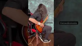 Blistering Riffs from Luis Garcia Perez using my Fear Factory Style Metal Drum Track 190 BPM 🤘