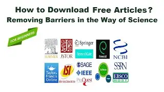 How to Download Free Articles |  Removing Barriers in the Way of Science | 