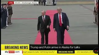 Putin and Trump meeting. 