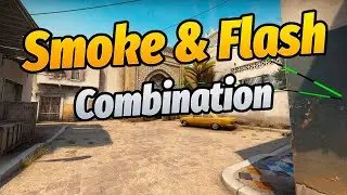 Dust 2 Long Corner Smoke & Long Pop Flash Combo