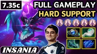7.35c - Insania LESHRAC Hard Support Gameplay - Dota 2 Full Match Gameplay