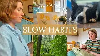 a week of SLOW LIVING HABITS | soft summer rituals in the Scottish Highlands🌄