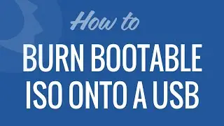 Burn Bootable ISO onto a USB