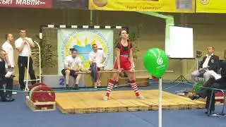 Усова Наташа тянет 122,5 кг на Мастера Спорта по УБФП