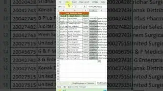 How to Find Duplicates in Excel ! Find Duplicates in Columns ! Find Duplicate Rows 