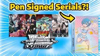 Weiss Schwarz Pen Signed Cards?! Dandadan - Fairy Tail - Oshi vol 2 - Azur Vol 2 + More!
