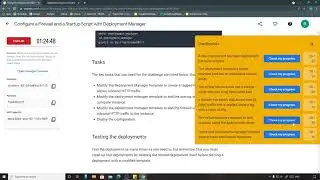 Configure a Firewall and a Startup Script with Deployment Manager | Qwiklabs [GSP302]  Challenge Lab