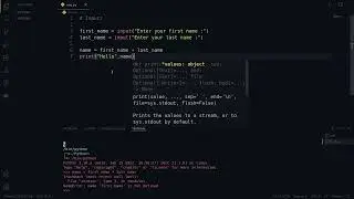 Python for Beginners :  Inputs