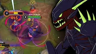 Wild Rift KHA'ZIX Hard Carry Gameplay in Season 14