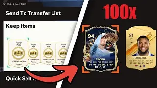 I opened 100 PLAYER PICKS for PREMIER LEAGUE TOTS and got…