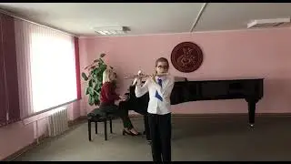 Волковыцкая Анастасия, 10 лет. Флейта,4 кл. Л.Бетховен "Немецкий танец", В.Шнейдерман"Танец зайчика"