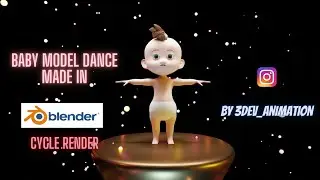 Halmathi habibo baby cartoon dance | Beast | Blender 3d animation