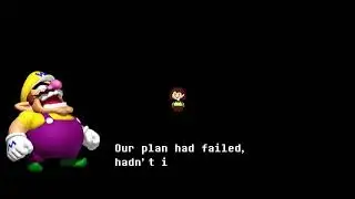 Wario gets killed by Chara for refusing to erase the world