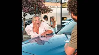 They touched the car for two days without water. 