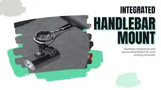 Integrated Handlebar Bike Computer Mount - Myanmar Lifestyle