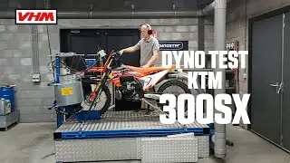 Dyno test KTM 300SX 2024 with VHM head and insert