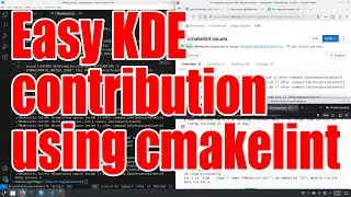 Easy KDE contribution: how to use cmakelint - July 2024 - af219bd2