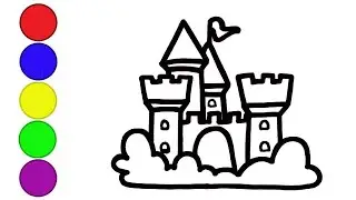 Fort Drawing : Easy for kids | How to draw a castle