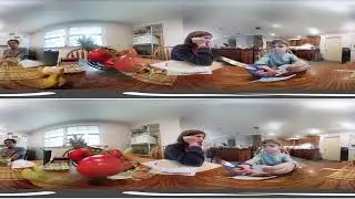 Vuze plus 360 VR Camera Test:  My grandchild