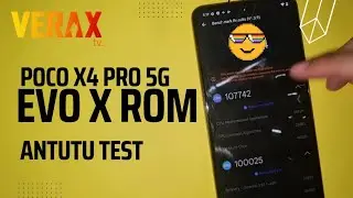 POCO X4 PRO: Evo X Rom Antutu Test