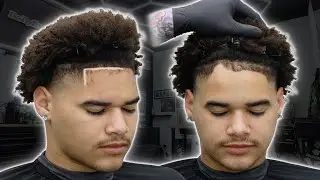 His hair line grows like this 😳