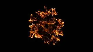 Fire Shockwave VFX effect black screen