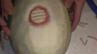Fruit Carving Hobby Watermelon part 1