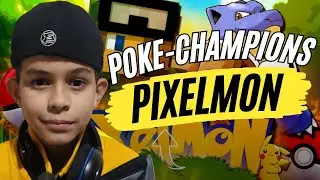 JOGUE AGORA ! POKE-CHAMPIONS - UM DOS MELHORES SERVIDORES DE PIXELMON!