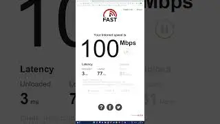 # sHORTS 20 How to know the speed of your Internet Connection in a click