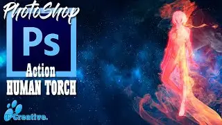 Action Antorcha Humana en Adobe PhotoShop