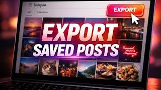 Instagram Saved Posts Exporter 🔥 Download URLs, Likes & Comments in 1 Click