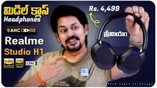 Realme TechLife Studio H1 Headphones Unboxing and Review | in Telugu