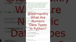 What Are Numeric Data Types in Python? 