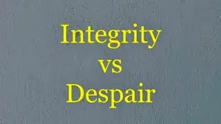 Integrity vs Despair Erikson’s stage - 8, Psychosocial development