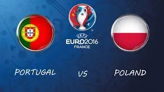 Portugal vs Poland 1-1 Euro 2016 + Penalties