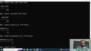 NUMBER FUNCTIONS IN SQL