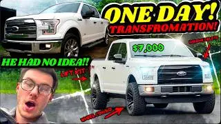 Surprising My Friend with a $7,000 Dream Truck Build!