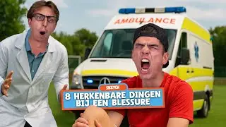 8 HERKENBARE DINGEN BIJ EEN BLESSURE! - Addo & Nick Comedy Sketch