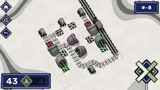 Railbound Level #-8 Walkthrough