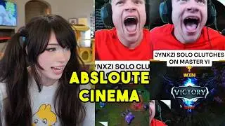 Emiru reacts to the best jynxzi & Dantes League of Legends clip