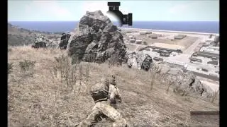 Arma3 Destroying T-100 with .50BMG HEAP (High Explosive Armour-Piercing)