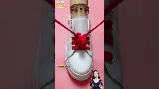 Easy ways to lace sneakers? shoe laces for girls? Trendy shoelace style #shoelaces #shorts