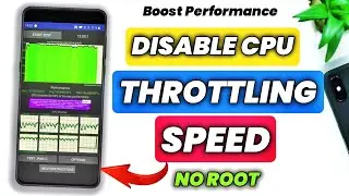 How To Disable Thermal Limit In Any Android | Disable Cpu Thorttling No Root | Overclock Any Android