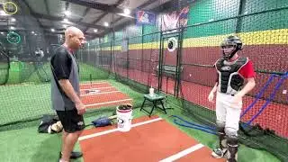 Catchers Drill for Lower Half.