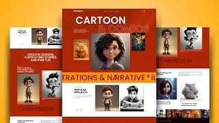 Attractive  Website Design Using HTML CSS and JavaScript 💻🌍 | Comics Website