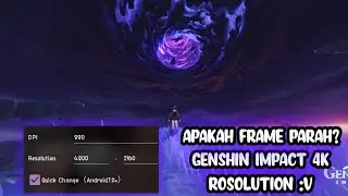 GENSHIN IMPACT RESOLUSI 4K | POCO X3 PRO MIUI 12.5.7