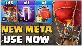 New Meta | Use TH12 Balloons Bats Attack Strategies in Coc