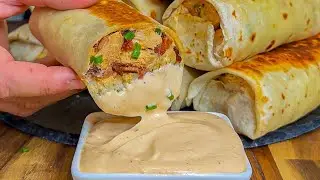 High Protein Meal Prep Chicken Bacon Ranch Burritos 🌯💪🏼 #mealprep #highprotein #healthyrecipes