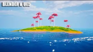 Blender geometry nodes to mesh & Export to UE5