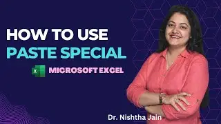 How to use paste special l Microsoft Excel l Lecture 8